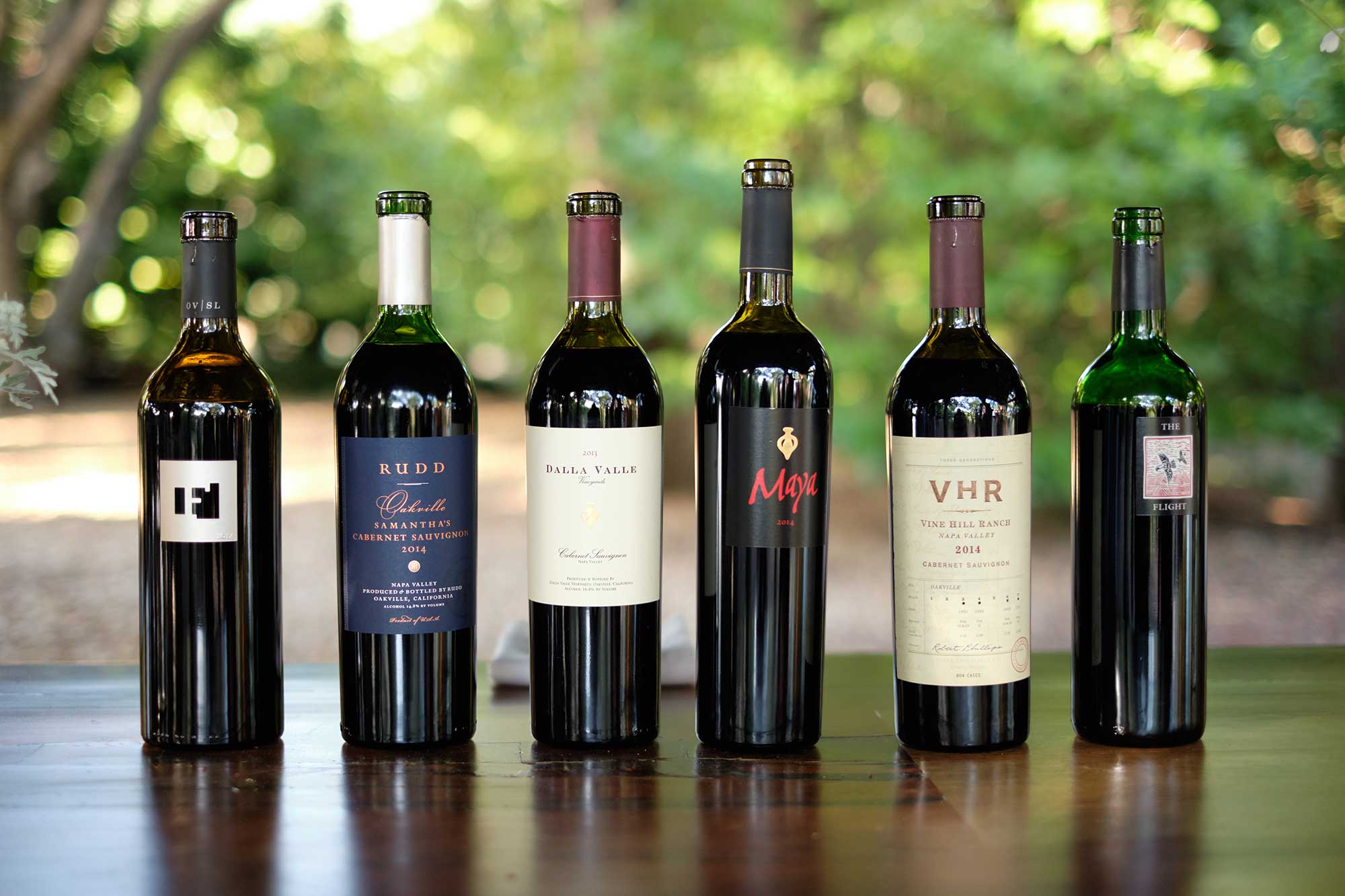 K. Laz Wine Collection - Wine Bottle Lineup